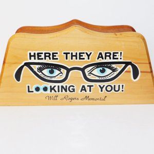 Vintage Wooden Eyeglasses~Eye Glasses Case Holder